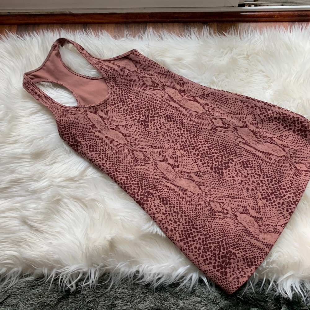 Lululemon Cool Racerback Desert Snake Bark Berry